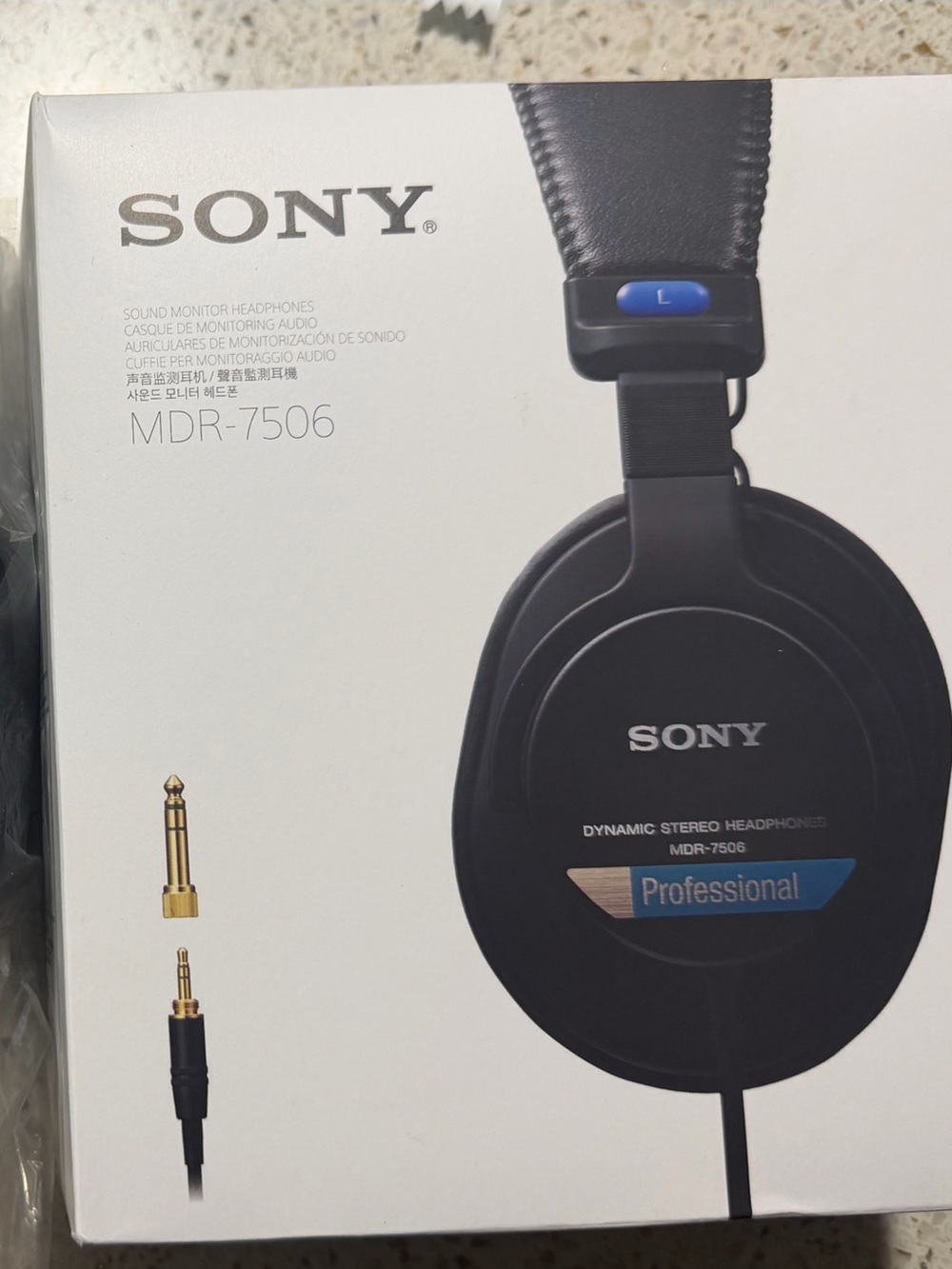 Sony MDR-7506 Over-Ear Headphones in Black